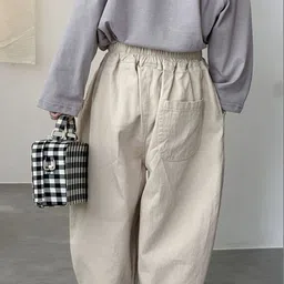 LULU & SKY Girls High-Rise Easy Wash Trousers image 2