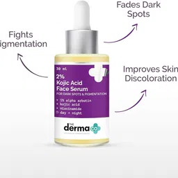 The Derma Co 2% Kojic Acid Face Serum with 1% Alpha Arbutin & Niacinamide for Dark Spots, Blemishes & Pigmentation image 4