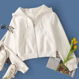 milaca fashion Women Full Sleeve Solid Hooded Sweatshirt-picture-18