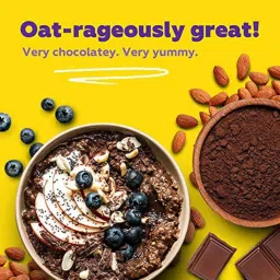 yogabars Yogabar Dark Chocolate Oats - Gluten Free Whole Oatmeal for Breakfast - Healthy Breakfast Cereal with High Protein Oats - Healthy Dessert Pudding - image 5