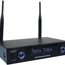 kadence UHF Wireless Handheld Dual Channel Microphone System (Black) Microphone image 4