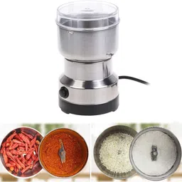 berene Stainless Steel Grain Grinder, Coffee Bean Seasonings Mill Powder Machine Mixer Juicer Jar image 4