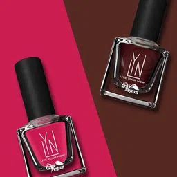 LYN LIVE YOUR NOW Pack of 2 Vegan Cruelty-Free Nail Polish 16ml - Let's Toast & Chiclike image 4