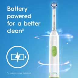 Oral-B Revolution Battery Powered Brush with round brush head Revolution Soft Rotating Battery, Long Battery Life, Electric Toothbrush image 2