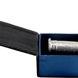 kmj pure silver dabbi/box for multipurpose use, sindoor box for women (wt. 13 grams) Decorative Showpiece-5.5 cm image 4