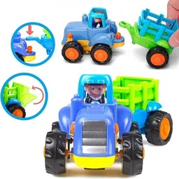 razz bazz Unbreakable Automobile Car JCB Tractor Truck Engineering Toy image 1