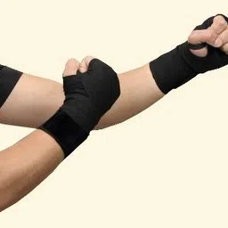 bmtrading HAND WRAP FOR WRIST PAIN SUPPORT Gym & Fitness Gloves image 4