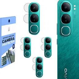 SHIVATRIX Back Camera Lens Glass Protector for VIVO Y300 5G, [Unbreakable Flexible Polycarbonate Material]-picture-24