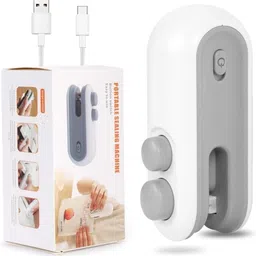 dcode Portable Mini Sealer Machine Plastic Bag Seal Resealing Packets Hand Held Heat Sealer image 2