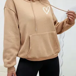 silvanus Women Full Sleeve Solid Hooded Sweatshirt image 2