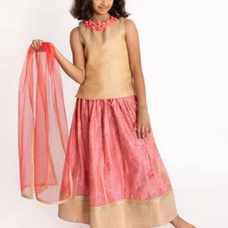 A Little Fable Girls Ready to Wear Lehenga & Blouse With Dupatta image 1