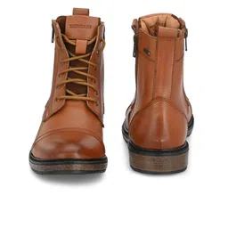 MONDAIN Men Tan Chelsea Boots image 5