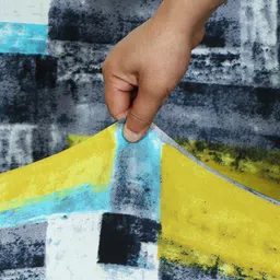 HOUSE OF QUIRK Yellow 1-Seater Stretchable Non-Slip Sofa Slipcover image 2