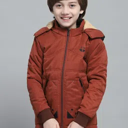 Monte Carlo Boys Hooded Solid Casual Lightweight Padded Jacket-picture-49