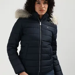 Tommy Hilfiger Women Striped Longline Parka Jacket-picture-45