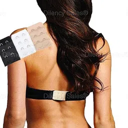 qoxolyz Women Bra Hook Extender Hook with Extra Elastic Women Bra Hook Extender Hook pack of 3 image 3