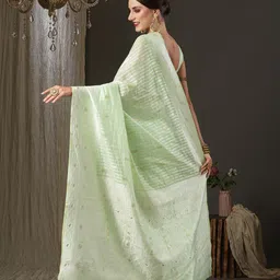 Saree mall Woven Design Zari Silk Cotton Saree image 2