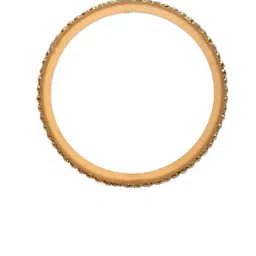 PANASH Women Set of 2 Gold-Plated & Red Matching Bangles Wedding Chuda Set image 4