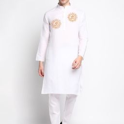 DEVOILER Ethnic Motifs Printed Regular Kurta With Pyjamas-picture-44
