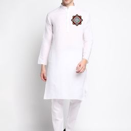 DEVOILER Ethnic Motifs Printed Regular Kurta With Pyjamas-picture-31