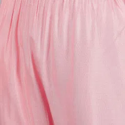 Berrylicious Women Pink Floral Embroidered Thread Work Kurta with Trousers & With Dupatta image 3