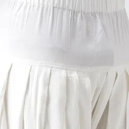 KISAH Abstract Embroidered Mandarin Collar Straight Kurta with Patiala image 3