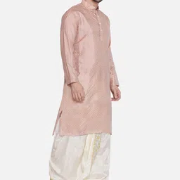 Sethukrishna Checked Regular Straight Kurta with Dhoti Pants image 2
