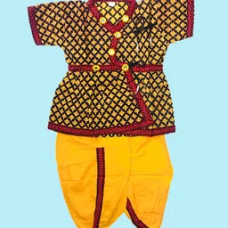 PK HUB Boys Printed Regular Kurta with Dhoti Pants-image-79