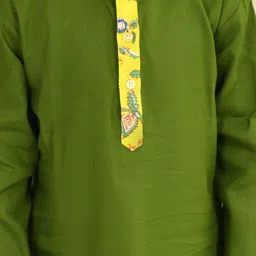 Superminis Boys Regular Pure Cotton Kurta with Dhoti Pants image 2