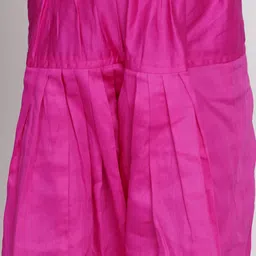 Little Bansi Girls Multicoloured Printed Pure Cotton Kurta with Salwar & With Dupatta image 5