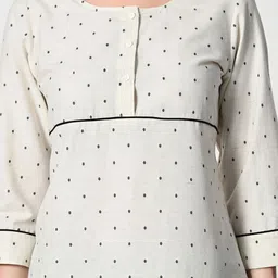 ALL WAYS YOU Ethnic Motifs Printed Straight Kurta with Palazzos & Dupatta image 3