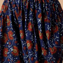 Cherry & Jerry Girls Floral Printed Kurti with Dhoti Pants image 5