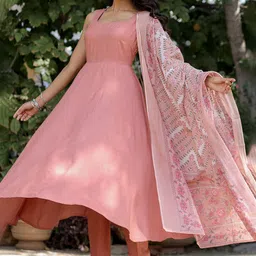 KASYA Regular Kurta with Trousers & With Dupatta image 4