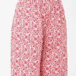 KALINI V-Neck High-Slit Pure Cotton Kurta With Palazzos image 2