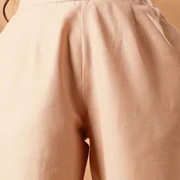 Anouk Women Paisley Printed Regular Pure Cotton Kurta with Trousers & With Dupatta image 4