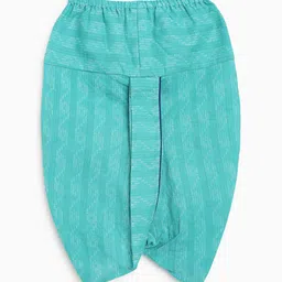 Campana Boys Ethnic Motifs Block Printed Pure Cotton Kurta with Dhoti Pants image 2