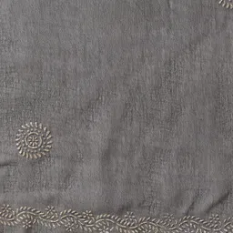 AHIKA Black and Gold Ethnic Motifs Gotta Patti Detail Kurta With Trousers & Dupatta image 5