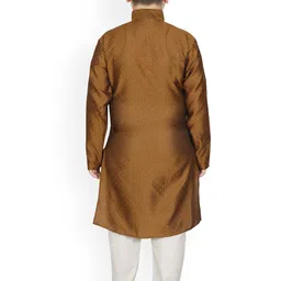 SG YUVRAJ Boys Ethnic Motifs Woven Design Kurta With Pyjamas image 4