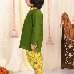 Superminis Boys Regular Pure Cotton Kurta with Dhoti Pants image 3