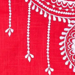 BAESD Boys Ethnic Motifs Embroidered Regular Straight Pure Cotton Kurta With Dhoti Pants image 2