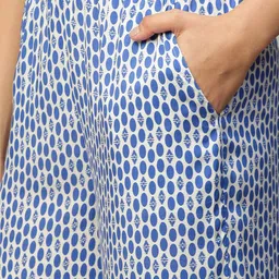 Modern Indian by CHEMISTRY Women Printed Pleated Kurta with Palazzos image 2