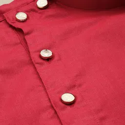 here&now x sanwara Sanwara Boys Band Collar Kurta With Pyjamas image 2