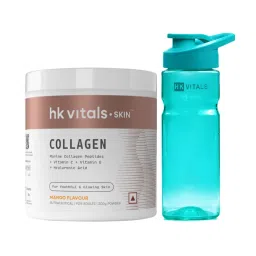 HealthKart HK Vitals Skin Radiance Collagen - Orange With HK Vital Shaker - Teal-image-59