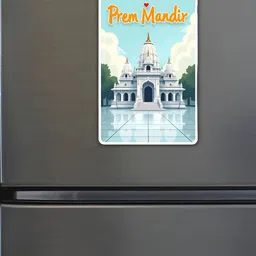 giftshala GIFTODAY Blue & White Printed Decorative Magnets image 5