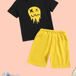 Lofn Boys Printed T-shirt with Shorts-picture-15
