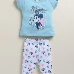 Annie Girls Printed Top with Pyjamas image 5