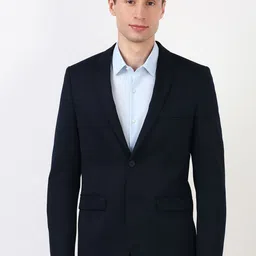 Peter England Elite Slim-Fit Single-Breasted Blazer image 1