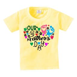 Babywish Kids Fathers Day Typography Printed Cotton T-shirt-picture-32
