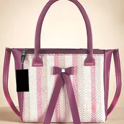 CLARIS JAMES Women Colourblocked Self Design Swagger Sling Bag-picture-22