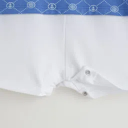 One Friday Infant Boys Blue Regular Short Sleeve Printed Pure Cotton Romper image 4